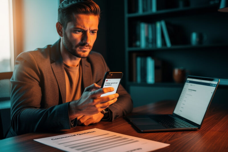 Comment relancer un prospect après un devis sans réponse ?