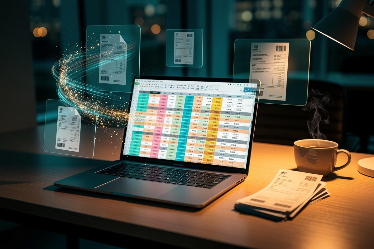 Extraire des données de factures PDF vers Excel avec IA gratuite